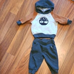 Timberland Infant Hoodie And Jogging Pant Suit